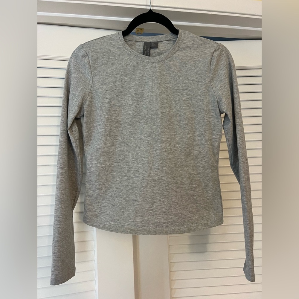 Sweaty Betty Essential Sculpt Crew Neck Long Sleeve Top Small